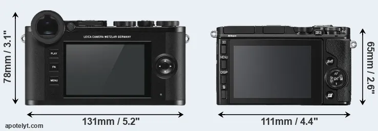 Comparison CL or V3 rear