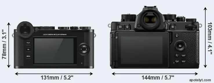 Comparison CL or Zf rear