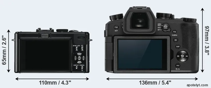 Comparison D-LUX 5 or V-LUX 5 rear
