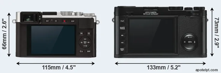 Comparison D-LUX 7 or X Typ 113 rear