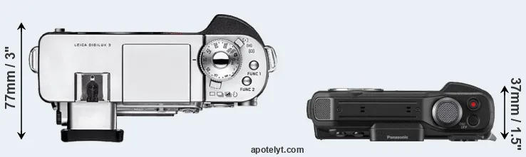 Compare Digilux 3 versus FT7 top