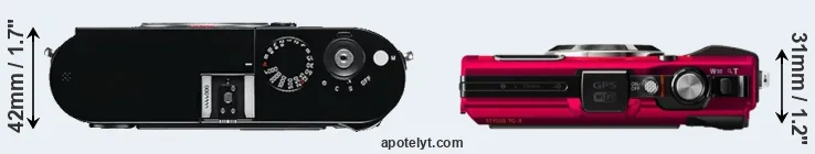 Compare M Typ 240 versus TG-4 top