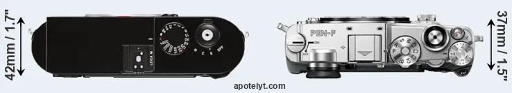 Compare M Typ 262 versus PEN-F top