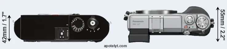 Compare M Typ 262 versus GX7 top