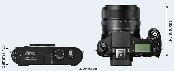 Compare M10-P versus RX10 top