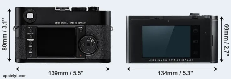 Comparison M8 or T Typ 701 rear
