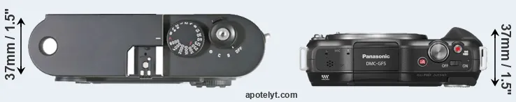 Compare M8 versus GF5 top
