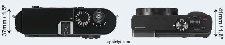 Compare M9 versus ZS70 top