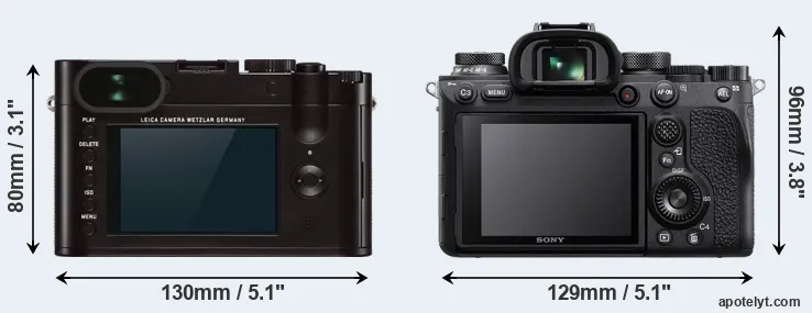 Comparison Q Typ 116 or A9 II rear