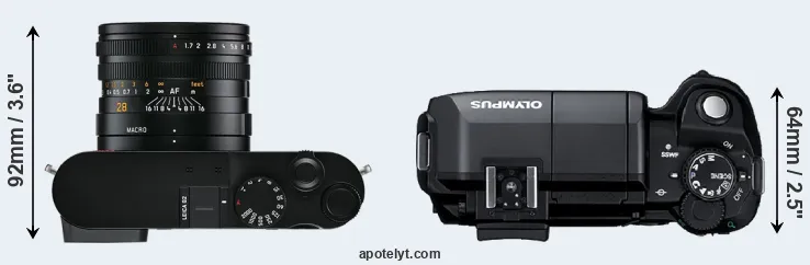 Compare Q2 versus E-300 top