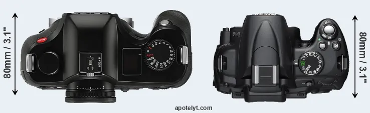 Compare S Typ 006 versus D5000 top