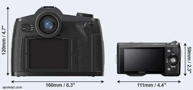 Comparison S2 or NEX-5N rear