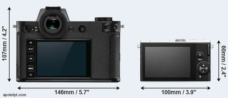 Comparison Leica SL2 or J4 rear