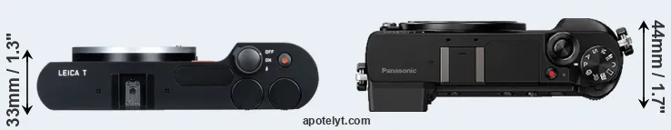 Compare T Typ 701 versus GX80 top