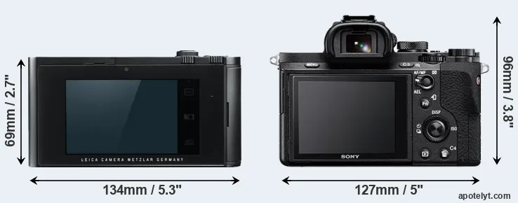 Comparison T Typ 701 or A7 II rear