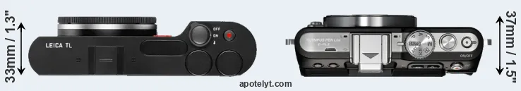 Compare TL versus E-PL3 top