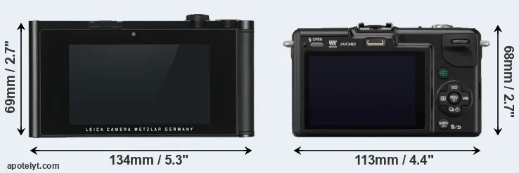 Comparison TL or GF2 rear