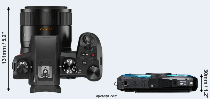 Compare V-LUX 5 versus WG-90 top