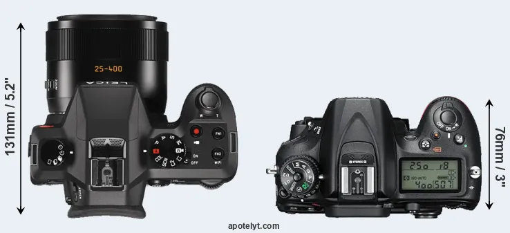 Compare V-LUX Typ 114 versus D7200 top