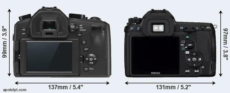 Comparison V-LUX Typ 114 or K-5 rear