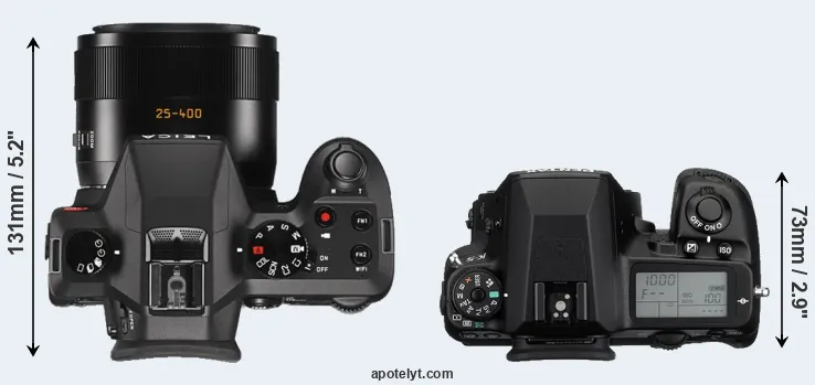 Compare V-LUX Typ 114 versus K-5 top