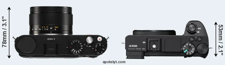Compare X Typ 113 versus A6500 top