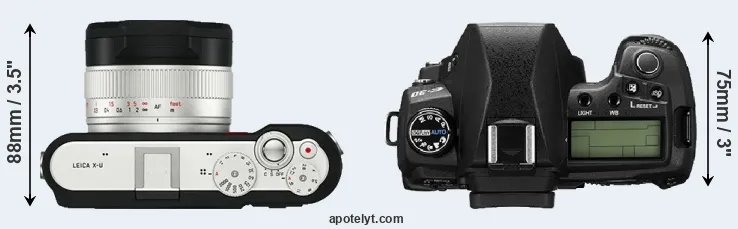 Compare X-U Typ 113 versus E-30 top