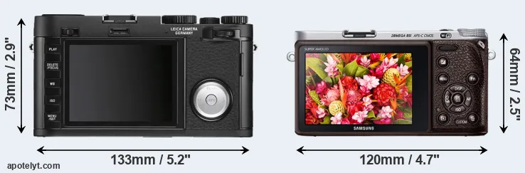 Comparison X Vario or NX500 rear
