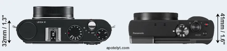 Compare X1 versus ZS70 top