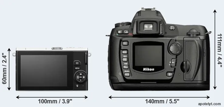 Comparison J4 or D70 rear