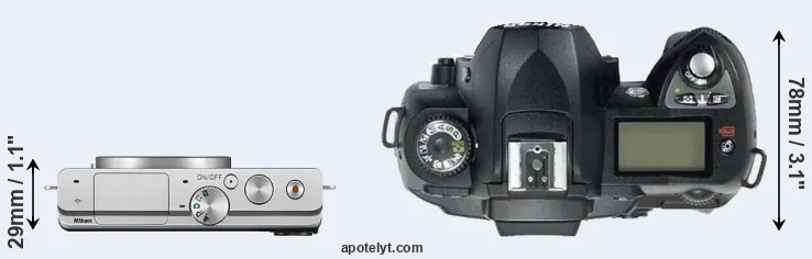 Compare J4 versus D70 top