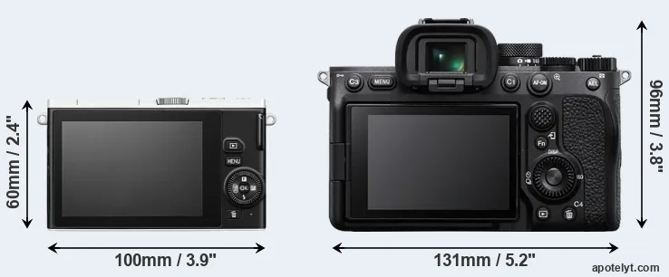 Comparison J4 or A7 IV rear