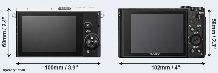 Comparison J4 or HX95 rear