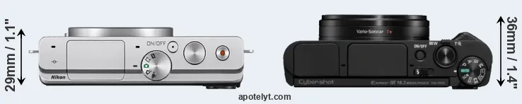 Compare J4 versus HX95 top