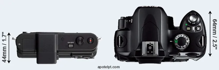 Compare V1 versus D40 top