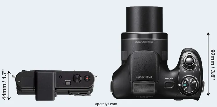 Compare V1 versus H300 top