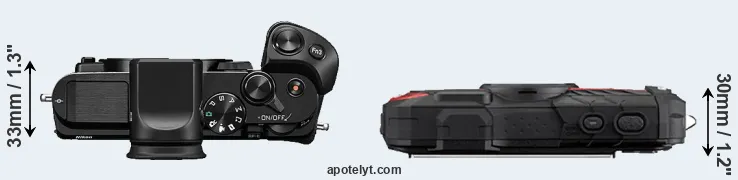 Compare V3 versus WG-60 top