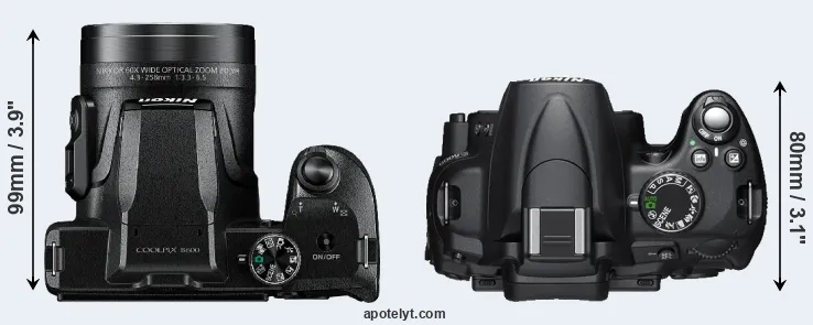 Compare B600 versus D5000 top