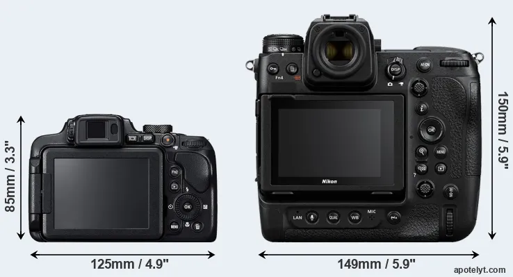 Comparison B700 or Z9 rear