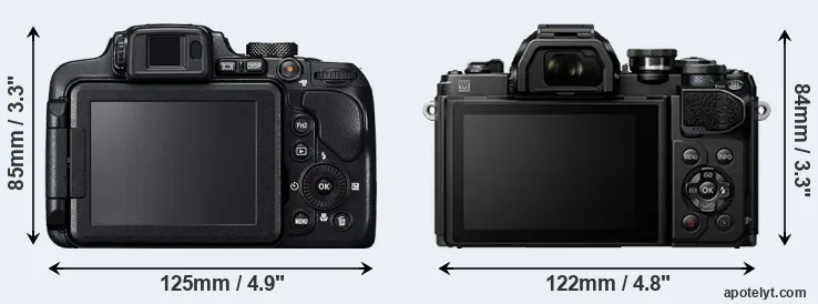Comparison B700 or E-M10 III rear
