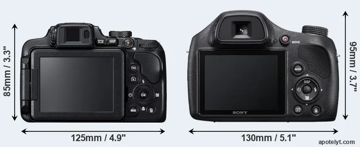 Comparison B700 or H400 rear