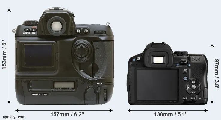 Comparison D1 or K-30 rear