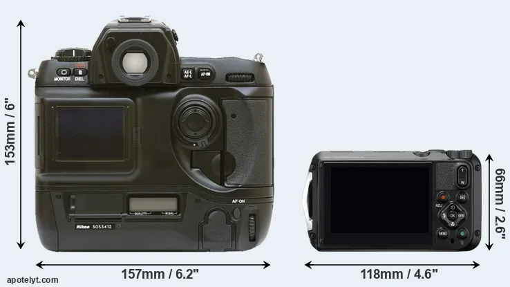 Comparison D1 or WG-6 rear