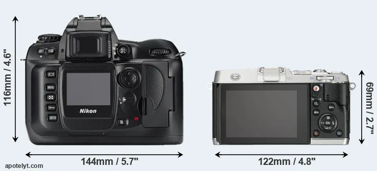 Comparison D100 or E-P5 rear