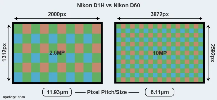 D1H versus D60 MP