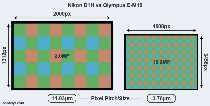 D1H versus E-M10 MP