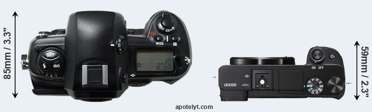 Compare D1H versus A6100 top