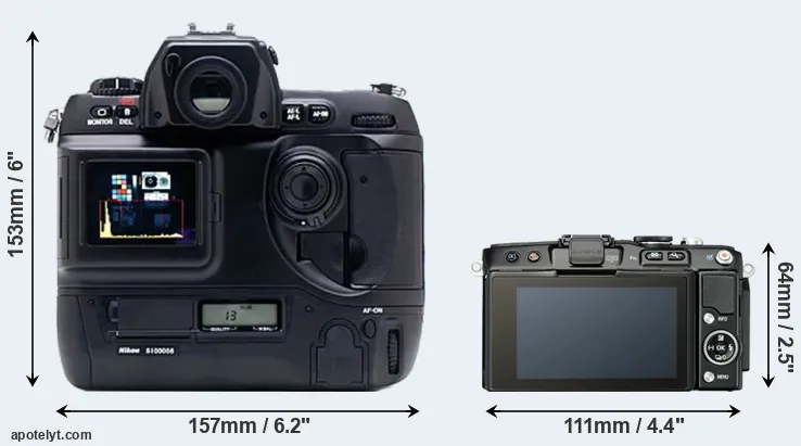 Comparison D1X or E-PL5 rear