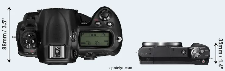 Compare D3 versus NEX-3N top