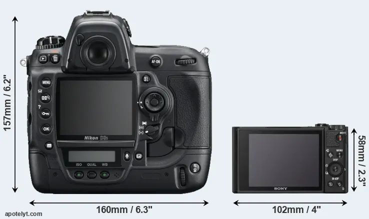Comparison D3S or WX800 rear